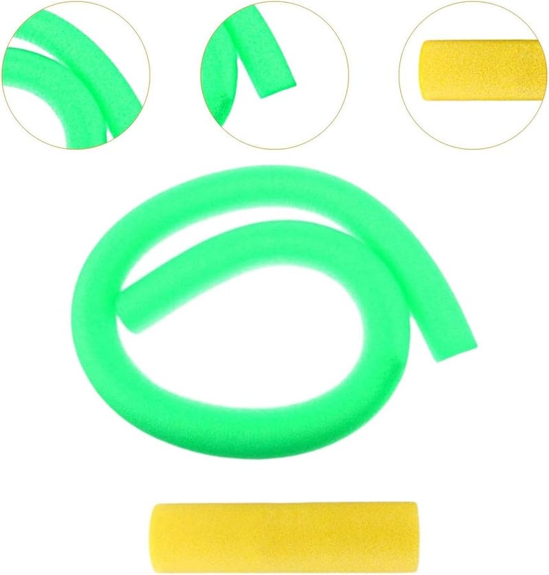 Green Yellow Pool Noodles Flexible Swim Buoyancy Sticks Outdoor Water Game Toy - Image 4